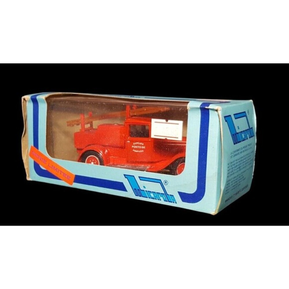 1/43 Fire Truck Sapeur Pompiers Pontoise model RARITY Solido Micaroba Citroen